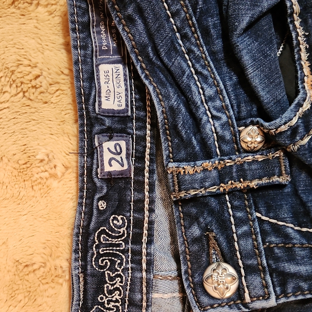 Miss Me easy mid rise easy skinny jeans - Picture 6 of 7